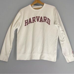 Harvard University Crewneck Pullover Sweatshirt Medium Sweater Vtg League Brand